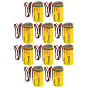 10x OmniCel ER34615HD/W High Drain Lithium Thionyl Chloride Battery Telematics