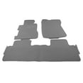 thumbnail image 3 of Ikon Motorsports Floor Mats Compatible With 2006-2011 Honda Civic Sedan 4-Door, Gray Latex All Weather Car Auto Front Rear Carpets Liner 3PC Set Protector, 3 of 9