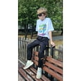 thumbnail image 4 of Rolanko Boys' Cargo Pants Casual Kids Joggers Elastic Waist Outdoor Hiking Baggy Trousers 4-14 Years, 4 of 6
