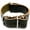 Black Shell Cordovan, variant on Da Luca Shell Cordovan Military Watch Strap - Color 8 (Matte Buckle) : 24mm