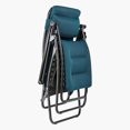 thumbnail image 2 of Lafuma RSX Clip Air Comfort Padded Zero-Gravity Multi-Position Reclining Chair, Coral Blue, 2 of 4
