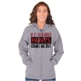 thumbnail image 3 of If It Requires Pants Funny Introvert Zip Up Hoodie Men's Women's Brisco Brands S, 3 of 6