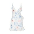thumbnail image 3 of Birdeem Robe Décontractée pour Femme à Col en V Sans Manches à Bretelles à Imprimé Floral Ample Style Camisole, 3 of 6