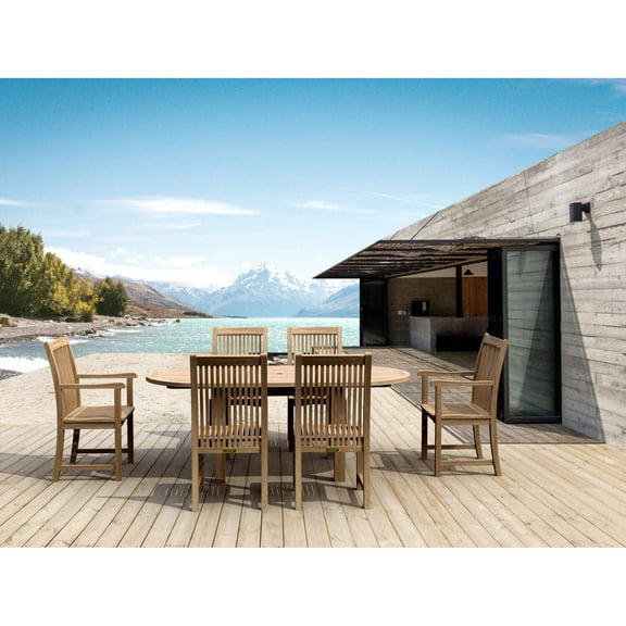 Anderson Teak Set-29 78 in. Oval Extension Table