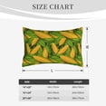 thumbnail image 4 of Pofeuu Fresh Corn 1 Print Polyester Microfiber Plush Pillowcases, Super Soft and Cozy Pillow Case Covers with Envelop Closure（Pillow core not included）-16"x24", 4 of 6