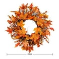 thumbnail image 6 of Fall Wreath, Artificial Fall Wreaths for Front Door Outside, Autumn Wreath Harvest Fall Door Wreath Thanksgiving Wreath for Home/Indoor/Outdoor, 6 of 7