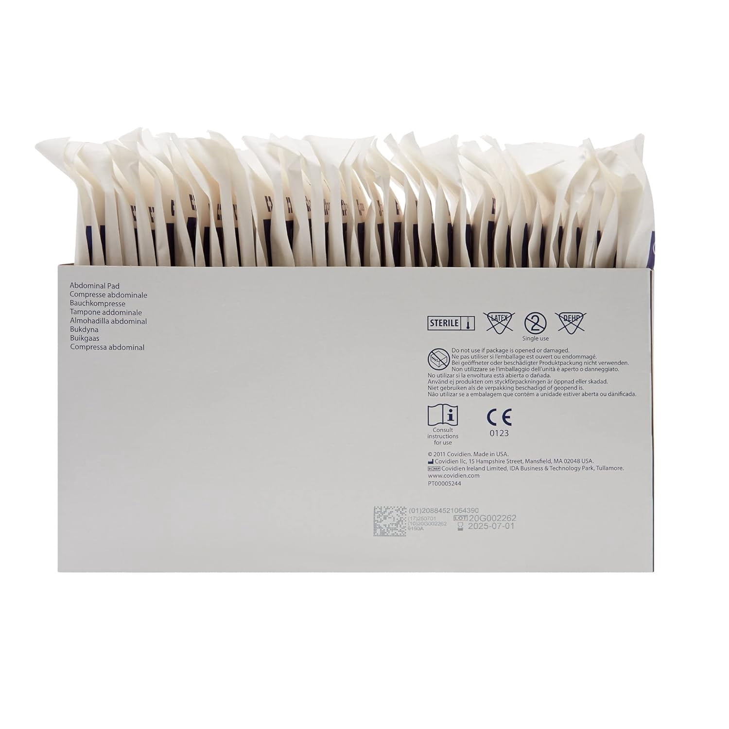 Kendall Tendersorb Wet Pruf Barrier Abdominal Gauze Pads #9190A, 36 Ea