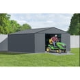 thumbnail image 3 of Arrow Classic 14 x 14 x 7 ft Charcoal Steel Storage Shed, 3 of 19