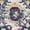 Multicolor, variant on SAFAVIEH Evoke Westley Bordered Area Rug, Grey/Navy, 3' x 5'