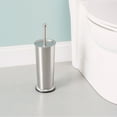 thumbnail image 2 of Home Basics Brushed Stainless Steel Tapered Toilet Brush, 2 of 10