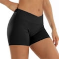 thumbnail image 2 of MuXiKeJi Clothes Women's Athletic Shorts 3'' Inseam Stretchy Ruched Back Soft Biker Yoga Exercise Legging Shorts for Women, 2 of 5