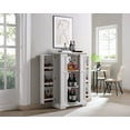 thumbnail image 3 of Gramercy Way Home Accent Bar Cabinet White, 3 of 5