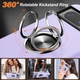 thumbnail image 4 of KOMI for Google Pixel 8 Case, Slim Fit Case for Pixel 8 with Ring Holder Kickstand [Military Grade Drop Tested] [TPU+PC] Dual Layer Shockproof Protective Phone Case for Google Pixel 8, Purple, 4 of 5