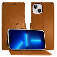 Funda Cartera Molan Cano Issue Diary Para iphone 13 Mini Café Molan Cano Funda tipo de Cartera