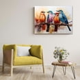 thumbnail image 3 of Cuadro Pájaros Acuarela Color Moderno En Lienzo Canvas, 3 of 4