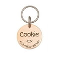 thumbnail image 2 of Dog Tag - Dog Tags for Dogs Personalized - Dog Name Tags - Dog Collar Tag - Rose Gold Dog Tag with Icon - Dog Id Tags Double Sided, 2 of 10