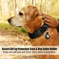 thumbnail image 6 of WAAYEE Tactical Dog Collar & Leash Set, Adjustable Nylon Collar with Handle, Metal Buckle, Patches & Airtag Case for Medium Large Dogs (M, Black), 6 of 8