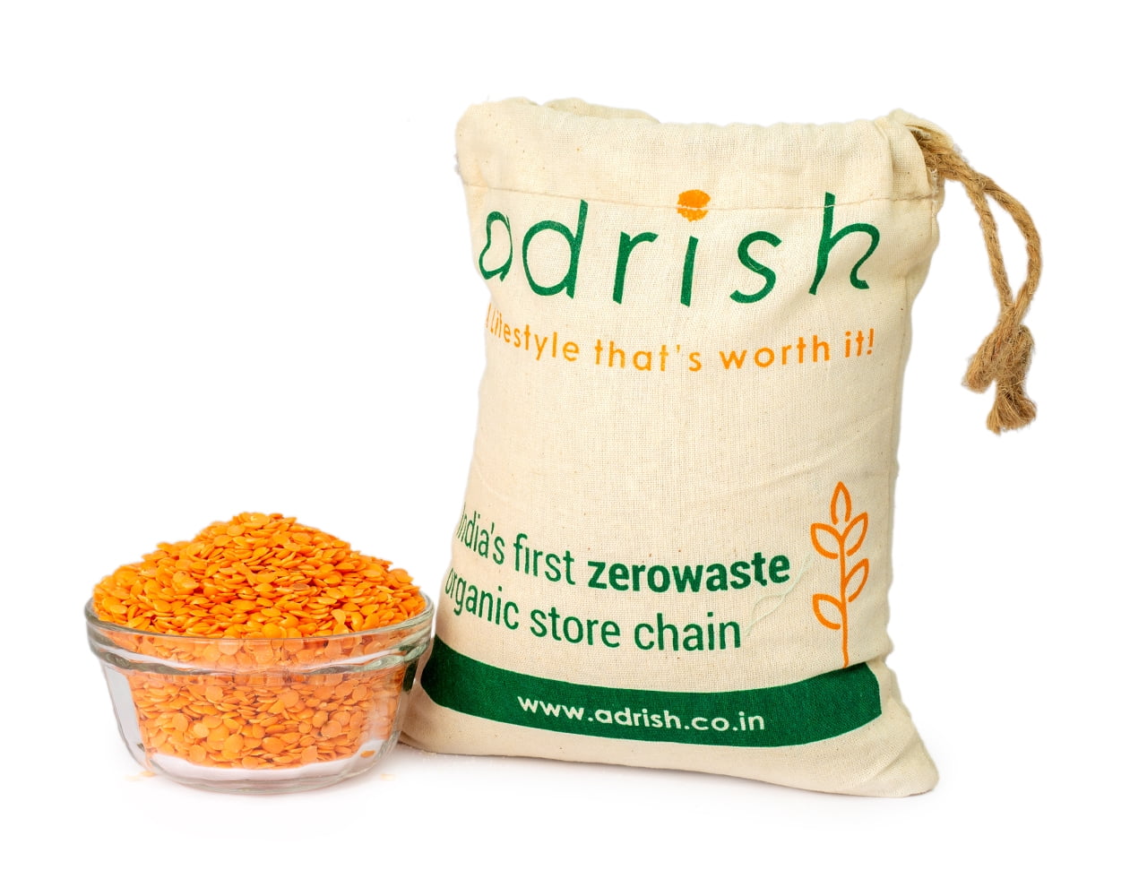 Adrish Zerowaste Split Red Lentils (Masoor Dal) - 1lb(16oz) - Walmart.com