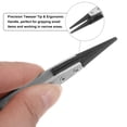 thumbnail image 5 of Uxcell 2pcs Precision Ceramic Tweezer 5" Stainless Steel Tweezers Anti-Static Round Head, 5 of 6