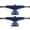 Navy Blue, variant on Essentials Single Skateboard Trucks Raw - Hanger 5" Axle 7.75" (Set of 2)