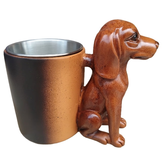 Té Con Perro Salchicha 3D para Dueños Y Amantes Las (estilo A)