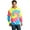 Multicolor, variant on Port & Company Tie Dye Pullover Hooded Sweatshirt-3XL (Neon Rainbow)