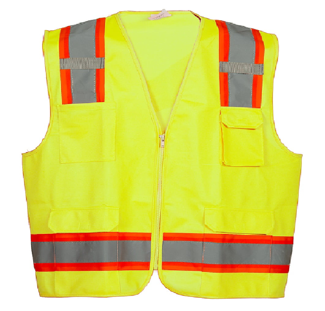 Hi Vis High Visibility Hi Viz Safety Waistcoat Vest Yellow Size small 