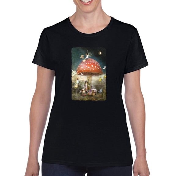 Pastell The Wish T-Shirt Womens -Charlotte Bird Designs, Female Regular Fit