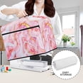 thumbnail image 5 of SEANATIVE Pink Gold Marble Sewing Machine Cover Easy Storage Sewing Machine Protective Dust Cover with Pocket for Most Standard Sewing Machines Dust Cover, 5 of 7