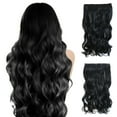 thumbnail image 2 of Vikudy Hair Extensions Clearance This Product Is a Luxurious 22 Inch Long Plug-In Hair Extender, Which Makes Your Hair Fuller and Longer in an Invisible and Painles Way., 1X Wig Hair Extensions, 2 of 3