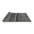 thumbnail image 2 of Ahgly Company Indoor Round Abstract Gray Modern Area Rugs, 8' Round, 2 of 4