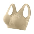 thumbnail image 4 of XFeng Women Floral Lace Wireless Bra, Adjustable Thin Straps Seamless Comfort Push Up Bralette, 4 of 5