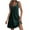 Army Green, variant on Mini Dresses for Women 2024 Plus Size Comfort Solid Color Pocket Sleeveless V-Neck Dress