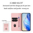 thumbnail image 3 of ELEHOLD Case for iPhone 16e, RFID Wallet Phone Case with Magnetic Closure, TPU + Faux Leather Cover Built-in Stand,Pink, 3 of 6