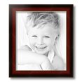 thumbnail image 2 of ArtToFrames 12" x 14" Matte Mahogany with Gold Accent Diploma Picture Frame, 12x14 inch Brown Wood Poster Frame (WOM-5109),  Pack, 2 of 7