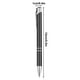 thumbnail image 3 of Bolígrafo telescópico portátil de metal negro | Tinta de secado rápido suave | Diseño compacto retráctil | Empuñadura ergonómica | Bolígrafo de oficina duradero | Acabado mate clásico | 2ml, 3 of 7