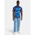 thumbnail image 2 of Disney Stitch Men's and Big Men's Front Back Graphic Soccer Jersey with Short Sleeves, Sizes XS-3XL, 2 of 5