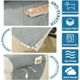 thumbnail image 3 of Wehilion 100% Waterproof Recliner Sofa Cover, Non Slip Recliner Covers for Recliner Chair with Pocket, Washable Reclining Chair Cover Furniture Protector for Kids, Pets Dog Cat (Light Gray), 3 of 7