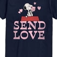 thumbnail image 3 of Peanuts - Snoopy Send Love Short Sleeve Graphic T-Shirt, 3 of 6