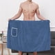 thumbnail image 5 of Manta, manta para sofá, toalla envolvente para mujer, bata de baño suave para spa, toalla ligera y seca, bata de baño ajustable de longitud completa para playa y piscina, toallas de baño de poliéster., 5 of 8