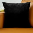 thumbnail image 3 of Square 18''x18'' Velvet Solid Colors Throw Pillow (With or Without Inserts), 3 of 9