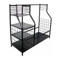 thumbnail image 3 of Tignapoo Black Metal Golf Bag Holder - No Wheels, Golf Club Storage Rack, Practice Equipment Stand, Compact Design (37.6 x 16.0 x 34.5 in), 3 of 6