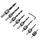 thumbnail image 2 of Contened Bit Bit Bit Woodwork Twist Counterbore Carpentry Perforación Reamer Hole Aberner Kit Herramientas de mano de acero de alta velocidad Herramientas de mano 8pcs Bits kenally TO001442-02, 2 of 7
