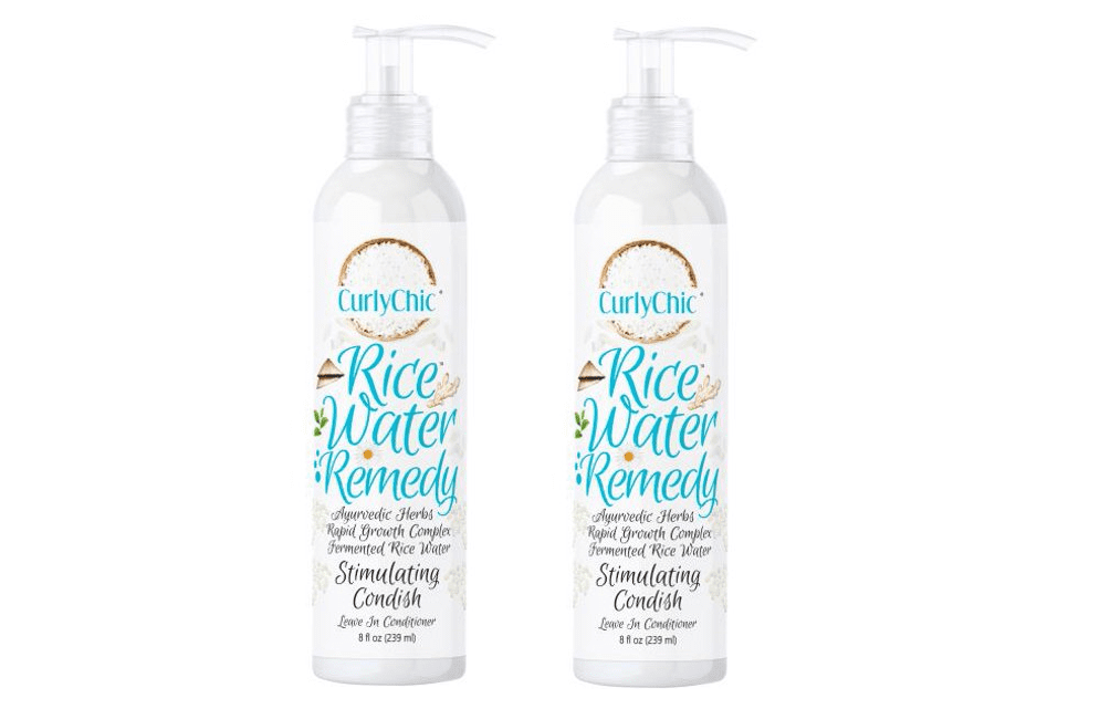 Curly Chic Rice Water Remedy Stimulating Leave-in Conditioner, Net.Wt 8 fl.oz (2)
