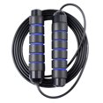 thumbnail image 1 of Cuerda para saltar rápida y sin enredos: cuerda de acero ajustable con asas de espuma para hombres y mujeres: equipo de ejercicio, 1 of 5
