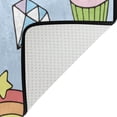 thumbnail image 4 of SKYSONIC Cute Cartoon Unicorn Sticker Lightweight Carpet Mats Area Soft Rugs Floor Mat Rug Decoration for Kids Room Living Room Bedroom 72 x 48 inches, 4 of 6