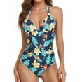 thumbnail image 1 of FcBaudy Maillots de Bain pour Femmes Maillot de Bain pour Femme Grande Taille Maillot de Bain pour Femme Femme une-Pièce Maillots de Bain Unis Tenue de Plage Robe de Bain Femme Maillot de Bain, 1 of 6