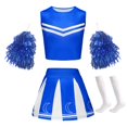 thumbnail image 3 of FAOWME Outfit Sets Children Cheerleading Team COS Cartoon Stage Performance Competition Carnival Party Sets Clothes Sets Comfort O-Neck Dailywear, 3 of 4