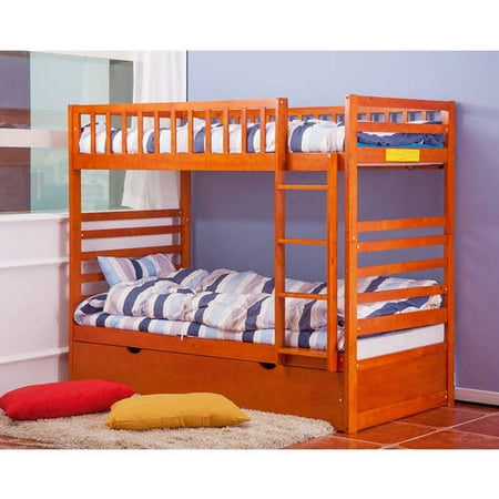 Merax Twin Over Twin Bunk Bed With Trundle Merax Twin Over Twin Bunk Bed With Trundle