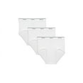 thumbnail image 5 of Fruit Of The Loom Big Men's 100% Cotton Classic White Briefs,3 Pack,2X-Large Big, 5 of 6